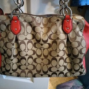 Coach red purse